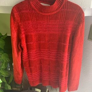 ❤️ ALFRED DUNNER RED SWEATER (small)❤️